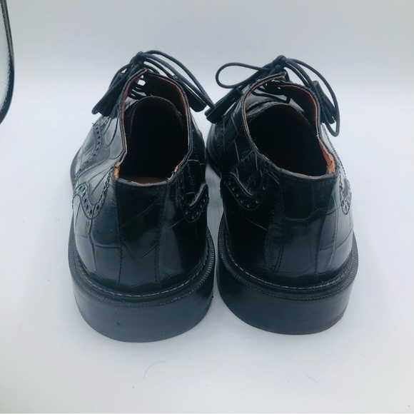 Brass boot men's Crocodile leather shoes Size 10 - Picture 13 of 13